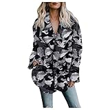 Fleecepullover Damen Sweatshirt XXL Tshirt Damen lang copyshirt Damen 2021 schicke Pullover Damen Oberteile Damen elegant Tshirt Damen lang Kaputzenjacke Damen Oversize Shirt D