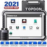 TT TOPDON Phoenix Plus Diagnostisches Werkzeug Bidirektionaler mit ECU-Codierung für Benz, BMW, VAG, Porsche, obd2 Diagnosegerät Bluetooth Scanner, Alle Systemdiagnose-T