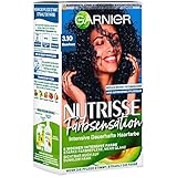 Garnier Nutrisse Pflegende Intensivtönung mit nährenden Fruchtölen, Coloration mit 8 Wochen Halt, Farbsensation Haarfarbe, 3.10 Blauschwarz, 1 Stück