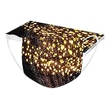 TT- 10 Stück Valentine's Day Geschenk Einweg-Gesichtsmasken Mundschutz Masken Paillette Motiv, 3-lagige Nasenbedeckung, mit elastischem Face Cover Atmungsaktiv Bandana Halstuch Schals (F, 10PCS)