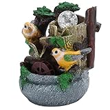 Innenbrunnen, Steingarten-Miniatur-Desktop-Brunnen, Fließwasser-Zen-Meditation für das Büro zu H