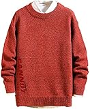 Marshall Darren Pullover Herren Schwarz Blau Khaki Herbst Winter Pullover Strickpullover O-Neck Plus Oversize, M19102 2, M