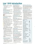 Microsoft Lync 2013 Introduction Quick Reference Guide (Cheat Sheet of Instructions, Tips & Shortcuts - Laminated Card)