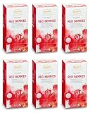Ronnefeldt Teavelope Red Berries, aromatisierter Früchtetee, 6 x 25 Teebeutel, 6er Pack, 375 g