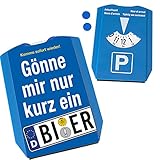 Gönne Mir nur kurz EIN Bier Parkscheibe mit 2 Einkaufswagenchips für Biertrinker witziges Nummernschild Design für einen Bierfan während des Kneipenbesuchs oder zum b