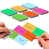 4 cm x 6 cm Whiteboard Magnete,60 StüCk 6 Farben Magnete Stark,LöSchbarer Magnetstreifen Magnetstreifen,Wiederverwendbarer Magnete FüR Magnettafel,Magnetfolie, Geeignet FüR Pinnwand Mag