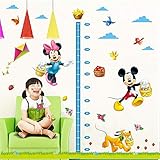 Kibi Wandtattoo Mickey Mouse Wandtattoo Mickey und Minnie Wandaufkleber Meter Mickey Mouse wandsticker Mickey Maus Wandsticker Kinderzimmer Micky Mouse Aufkleber Wanddeko Wandsticker Minnie M