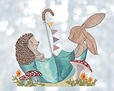 TinyFoxes KG Fensterbild Igel und H