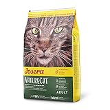 JOSERA NatureCat (1 x 2 kg) | getreidefreies Katzenfutter mit Geflügel- und Lachsprotein | Super Premium Trockenfutter für ausgewachsene Katzen | 1er Pack