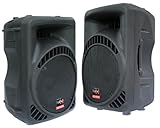 2x 600W DJ PA Aktiv Lautsprecher Paar Aktivboxen Set 12' E-Lektron 12600M