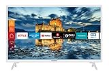 Telefunken XH32J511-W 32 Zoll Fernseher (Smart TV inkl. Prime Video / Netflix / YouTube, HD ready, Works with Alexa, Triple-Tuner) [Modelljahr 2021]