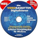 Retten Sie Ihre Videokassetten VHS to DVD Video-Kassetten selber digitalisieren Software Komplettpaket PREMIUM NEU