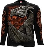 Spiral - Majestic Draco - Langarmshirt - Schwarz - L