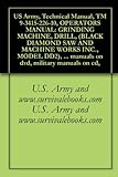 US Army, Technical Manual, TM 9-3415-226-10, OPERATORS MANUAL: GRINDING MACHINE, DRILL, (BLACK DIAMOND SAW AND MACHINE WORKS INC., MODEL DD2), military ... military manuals on cd, (English Edition)