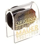 Kühlschrank-Magnet ORIGINAL Berliner Mauer-Stein mit Echtheitszertifikat | Handarbeit aus Berliner Manufak