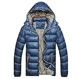 Herren Dicke Warme Daunenjacke Männer Casual Winter Warme Top Bluse Verdickung Mantel Outwear Top Bluse Jacke Steppjack
