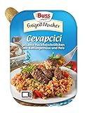 Buss Freizeitmacher - Pikantes Cevapcici mit Balkangemüse und Reis - 12 x 300 g