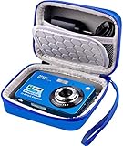 Digitalkamera-Tasche kompatibel mit VOXPAN Digitalkamera 8X Digital Zoom HD Digitalkamera und AbergBest 21 Megapixel studenten zubehör (Blau)