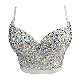 Woboren Damen Korsett Bustier BH Dessous Tank Top Trägertop Crop Top Corsage Schlanke W