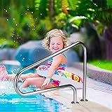 LIANG Pool-Sicherheits-Handlauf, einfache Montage, Handgriff, Schwimmbad-Treppen-Handlauf für den Eingangsb