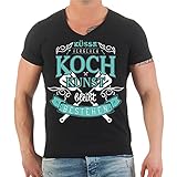 Spaß kostet Männer und Herren Tshirt Küsse vergehen KOCH Kunst bleibt bestehen Größe S - 5XL