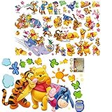 Kibi Disney Winnie Puuh & Freunde Freizeitspaß Wandtattoo, Wandtattoo Winnie Pooh Kinderzimmer Wandsticker Winnie Puuh Aufkleber W