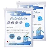 Extra Thick Maler Abdeckfolie Abdeckplane Transparent Abdeckfolie Möbel Haus Umgestaltung Staubschutzfolie Wasserdichte Mehrzweck Plastikplane für Boden, Schrank 2 Stück