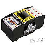 Automatic Card Shuffler, Bridge Game Electric Playing Card Shuffler Automatic Poker Shuffling Machine (with USB Cable)