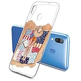 Suhctup Kompatibel mit Samsung Galaxy S3 Mini / 8190 Hülle - Silikon Transparent Weiche Durchsichtig Dünn Handyhülle, Slim Stoßfest Soft TPU Back Cover Handytasche [ Mädchen Serie ]