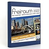 Freiraum-Kalender classic | Melbourne, Buchkalender 2022, Organizer (15 Monate) mit Inspirations-Tipps und Bildern, DIN A5