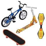VORCOOL Mini Finger Spielzeug Set Winzige Finger Skateboard Fahrräder Roller Kleine Schaukel Fingerspitze Bewegung Sport Frühen Lernspielzeug für Weihnachten Kinder Party Tasche Fü