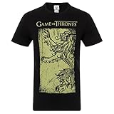 Game of Thrones - Herren T-Shirt mit Motiv Lannister-Wappen in Gold - Offizielles Merchandise - Größe XL