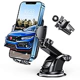 Humixx Kfz-Handyhalterung [Racing Grade Stability] Universal-Freisprecheinrichtung mit Saugnapf für Armaturenbrett, Windschutzscheibe, Lüftungsschlitz, Samsung, alle Smartp