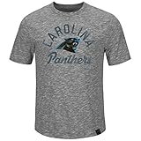 NFL Football T-Shirt CAROLINA PANTHERS Logo Hyper Vintage (L)