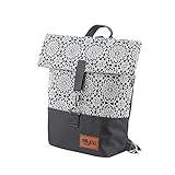 millybo SWEET JEANS Fahrradtasche Damen Rucksack Spitzenmuster Backpack (800.007 lace grey)