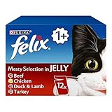 Felix Meaty Selection in Jelly Katzenfutter, 12 x 100 g