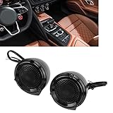 Deror Auto-Hochtöner, 2PCS Auto-Hochtöner-Lautsprecher 92dB 4 Ohm klarer Stereo-Sound für Automobil-Audiosy