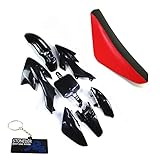 STONEDER Schwarze Kunststoff Verkleidung Hohe Schaum Sitz Für CRF50 XR50 Pit Dirt Bike und ihre chinesischen Kopien 50 90 125 160cc DHZ GPX Pitster Pro SDG Braaap T