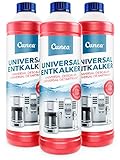 Entkalker für Kaffeevollautomat & Kaffeemaschine - 3x 750ml kompatibel mit allen Herstellern und G