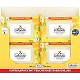 Cottonelle Feuchte Toilettentücher, Natürlich Pflegend - Kamille & Aloe Vera, Wiederverschließbar, Großpackung, 12 x 66 Tü