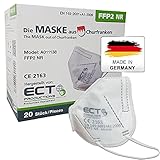 COCO BLANCO FFP2 Masken CE Zertifiziert aus Deutschland - 20X FFP2 Maske (NR) MADE IN GERMANY - Premium Atemschutzmaske FFP2 ohne Ventil für maximale S