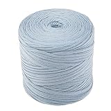 SIDCO Bändchengarn T-Shirt Garn T Yarn Textilgarn hellblau Taschenhäkelgarn Recy