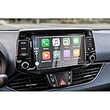 [8 Zoll] CDEFG für Hyundai i30 / i30 Kombi / i30 N Auto Navigation Glas Schutzfolie 9H Kratzfest Anti-Fingerprint GPS Transparent Displayschutzfolie Navi Folie Zubehö