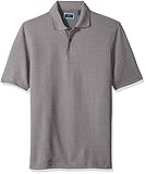 Arrow 1851 Herren Jacquard Short-Sleeve Polo Poloshirt, Filigranes Silber, X-Large H