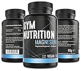 Magnesium – Hochdosiert – Laborgeprüft - Magnesium-Bisglycinat – 100mg reines Magnesium pro Kapsel ohne Zusätze — vegan - Made in Germany — 150 Kap