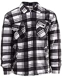 Thermojacke Arbeitsjacke Herren Holzfäller Wärmeisolierend, Farbe:Anthrazit, Größe:M