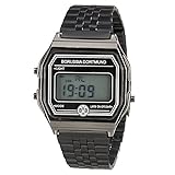 BVB Unisex Erwachsene Digital Smart Watch Armbanduhr mit Edelstahl Armband 2466322