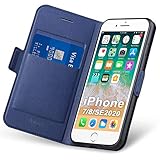 Aunote Handyhülle für iPhone 7 Hülle/iPhone 8 Hülle/iPhone SE 2020 Hülle, Handyhülle iPhone 8 Klapphülle, iPhone 8 Schutzhülle, Tasche Etui Folio, Flip Phone Cover Case, Hülle Apple 7/8 Klappbar. B