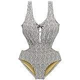 YGLONG One Piece Swimsuit Einteilige Badebekleidung Frauen Bug Back Swimwear Badeanzug Gepolsterte Badeanzug Sexy Sommer Beachwear (Color : A, Size : L)