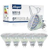 6er Pack MR16 GU5.3 LED Lampen, GU5.3 LED Birne 12V 5W Ersetzt 45W Halogenlampen, Neutralweiß 4500K, 450lm, GU5.3 LED Leuchtmittel, Nicht Dimmb